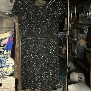 Formal short beaded dress